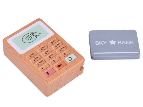 Drewniana Kawiarnia Lodziarnia - Zestaw Zabawowy z Desery Lody