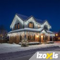 Lampki zew. 500LED 22,5m zimny biały Izoxis 26705