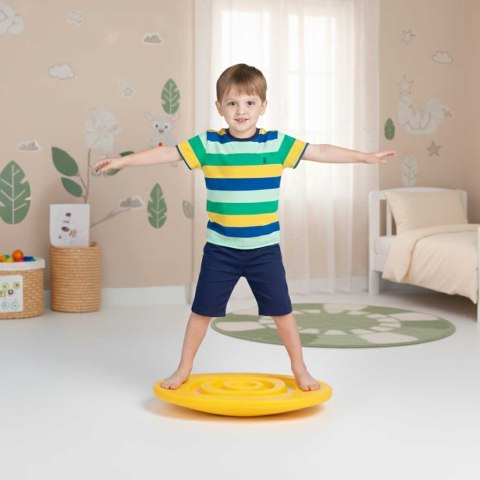 Równoważnia do balansowania z piłkami pomarańczowa