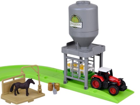 SERIA ZWIERZĘTA FARMA Zestaw WIATRAK młyn 101ele figurki