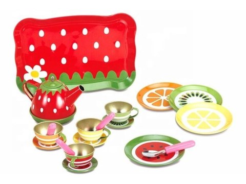 Zestaw Kawowy, do Parzenia Herbaty Kawy Czajnik Filiżanki + Akcesoria 17 el.