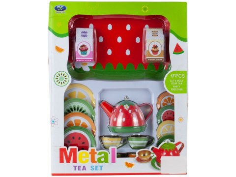 Zestaw Kawowy, do Parzenia Herbaty Kawy Czajnik Filiżanki + Akcesoria 17 el.