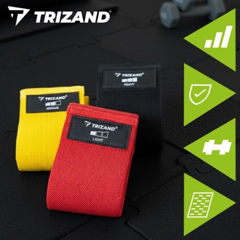 Zestaw gum do ćwiczeń mat. - 3szt. Trizand 25878