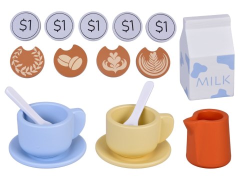 Drewniany Ekspres do Kawy - idealny zestaw dla małego baristy 18ele