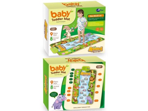 Edukacyjna Muzyczna Mata Dla Dzieci ZWIERZĘTA