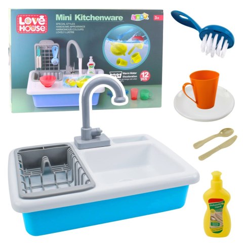 Elektryczny Zlewozmywak Z Obiegiem Wody Zmiana Koloru Pod Ciepłą Wodą