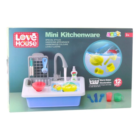 Elektryczny Zlewozmywak Z Obiegiem Wody Zmiana Koloru Pod Ciepłą Wodą