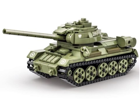 Klocki techniczne CZOŁG T-34-85 polski model 604ele ZA5675
