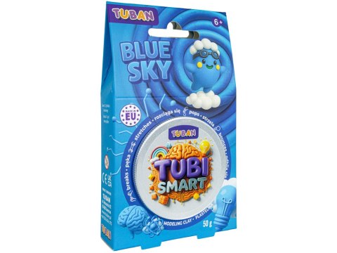 Tubi Smart plastelina sensoryczna Blue Sky rozciąga się strzela odbija się