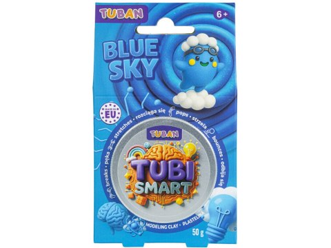 Tubi Smart plastelina sensoryczna Blue Sky rozciąga się strzela odbija się
