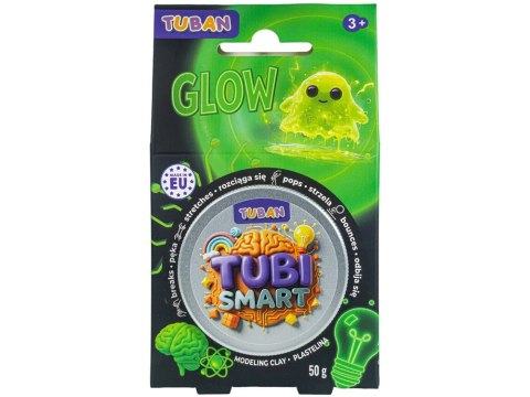 Tubi Smart plastelina sensoryczna Glow rozciąga się strzela odbija się