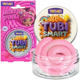 Tubi Smart plastelina sensoryczna Milky Pink rozciąga się strzela odbija się