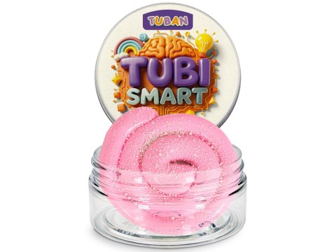 Tubi Smart plastelina sensoryczna Milky Pink rozciąga się strzela odbija się