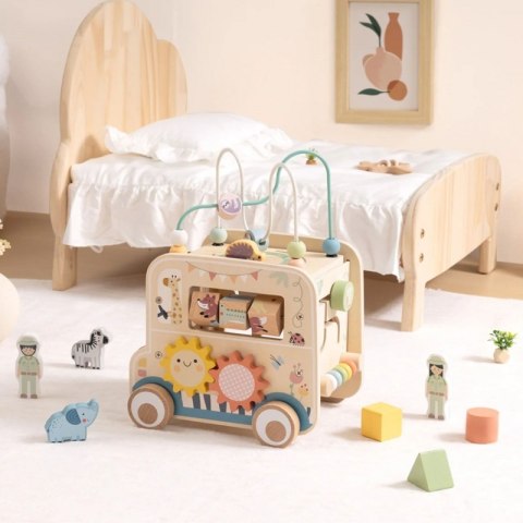 GREEN Drewniana Kostka Aktywności Samochód Terenowy Safari FSC