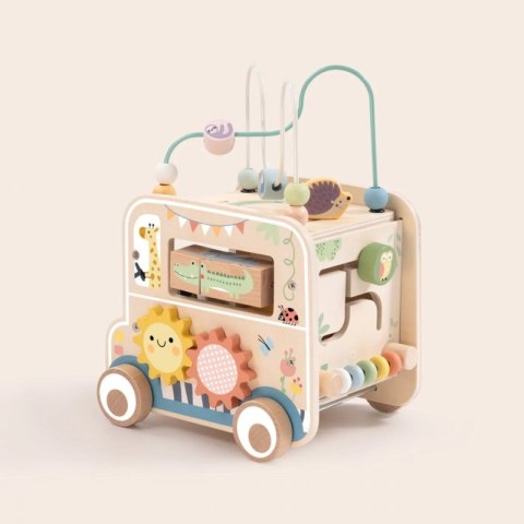 GREEN Drewniana Kostka Aktywności Samochód Terenowy Safari FSC