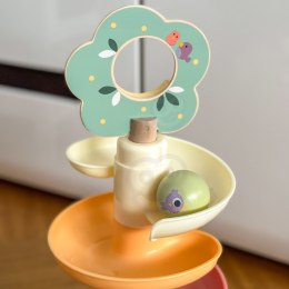 GREEN Drewniany Tor Kulkowy z Efektami Dźwiękowymi Cymbałki FSC