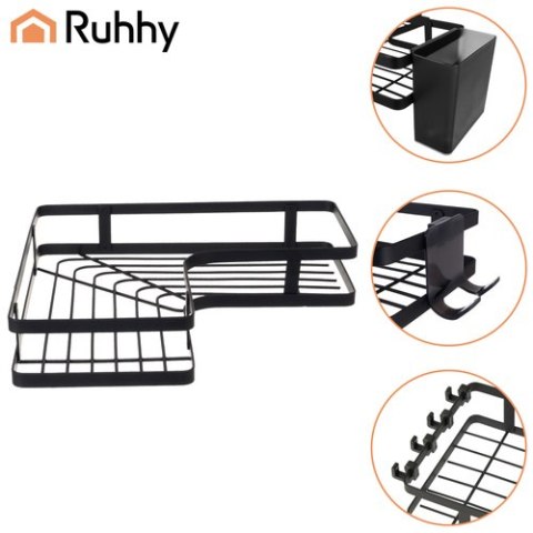 Półka łazienkowa narożna- zestaw 2szt. Ruhhy 27092