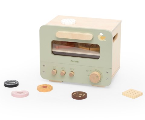 Viga 44260 PolarB Drewniana kuchenka - piekarnik i zestaw ciastek