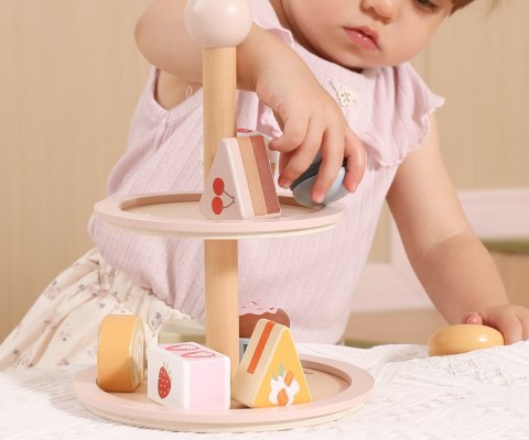 Viga 44284 PolarB Słodka Patera - Drewniane Makaroniki i Torciki