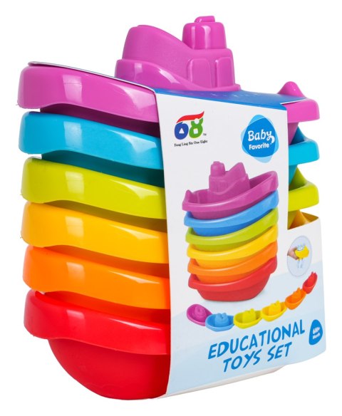 Zestaw Kolorowych Łódeczek do Kąpieli