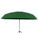 Parasolka Kieszonkowa Składana z Ochroną UV UPF 50+ Etui Zielona 90 cm