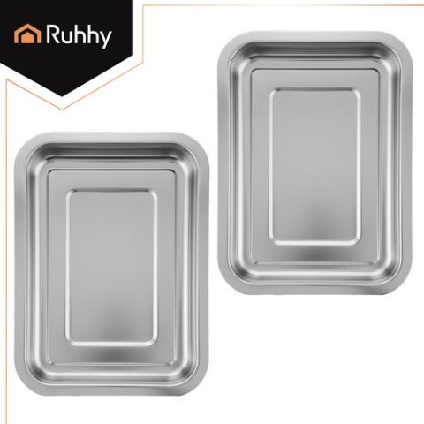 Deska bambusowa z pojemnikami Ruhhy 25707