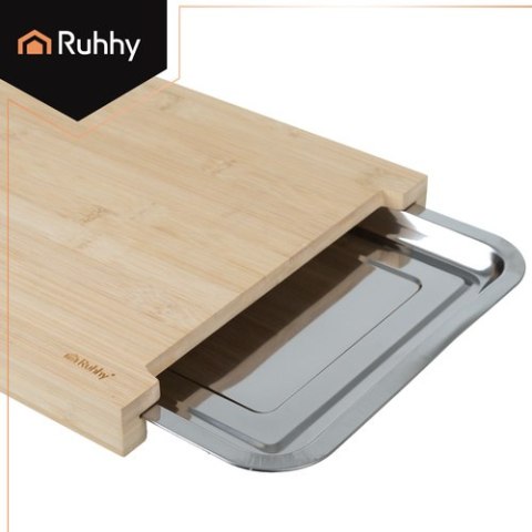 Deska bambusowa z pojemnikami Ruhhy 25707
