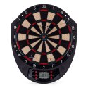 Elektroniczna tarcza do darta gry w rzutki lotki tablica LCD 41 cm 26 gier zestaw 6 rzutek