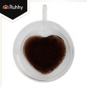 Szklanka termiczna 240ml - serce Ruhhy 26906
