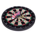 Tarcza do darta gry w rzutki lotki tablica sizalowa 46 cm zestaw 6 rzutek