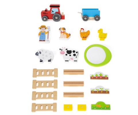 Viga 44804 Drewniana farma z akcesoriami