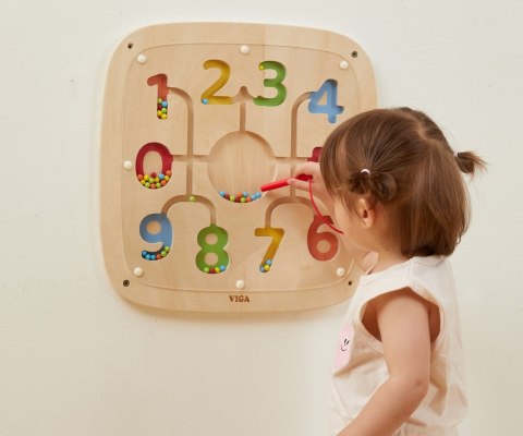 Viga 44811FSC Tablica edukacyjna - magnetyczna zabawa z liczbami