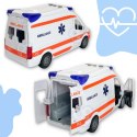 WOOPIE Pogotowie Karetka Ambulans Nosze w Zestawie + Sygnały Dźwiękowe I Świetlne
