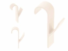 Wieszak na grzejnik kaloryfer łazienkowy kremowy