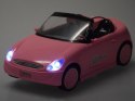 Zdalnie Sterowany Samochód Różowy Cabrio Duże Auto ze Światłami RC0713