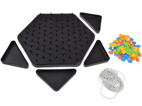 Gra strategiczna Szachy łańcuchowe - zajmij jak najwięcej trójkątów!