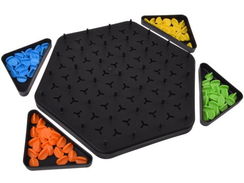 Gra strategiczna Szachy łańcuchowe - zajmij jak najwięcej trójkątów!