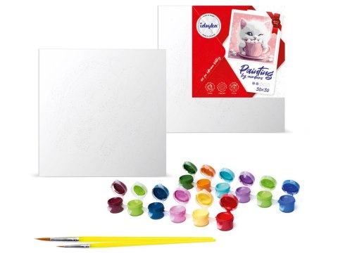 Malowanie po numerach 30x30cm KHO6716 Kakao dla kota AP0089