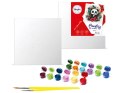 Malowanie po numerach 30x30cm dla dzieci KHO1261 Panda w tropikach AP0085