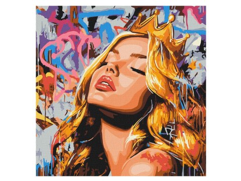 Malowanie po numerach 40 x 40 cm KHO8603 Nowoczesna Śpiąca Królewna AP0103