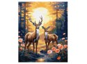 Malowanie po numerach 40x50 cm KHO6602 Wdzięczny jeleń AP0113