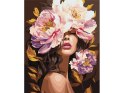 Malowanie po numerach na ramie KHO8443 W zapachu piwonii 40x50 cm AP0120