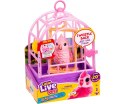Moose Little Live Pets 26692 Mówiący Ptaszek z Klatką