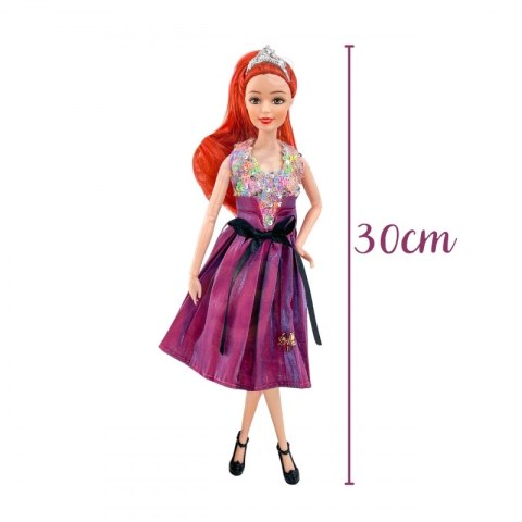 ROYAL Lalka Emi Style Fashion 32 cm - Stylowa Księżniczka w Różowej Sukni + Akcesoria