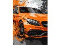 Zestaw do malowania po numerach 30X40cm KHO5154 Jaskrawa siła auto AP0090