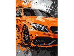 Zestaw do malowania po numerach 30X40cm KHO5154 Jaskrawa siła auto AP0090