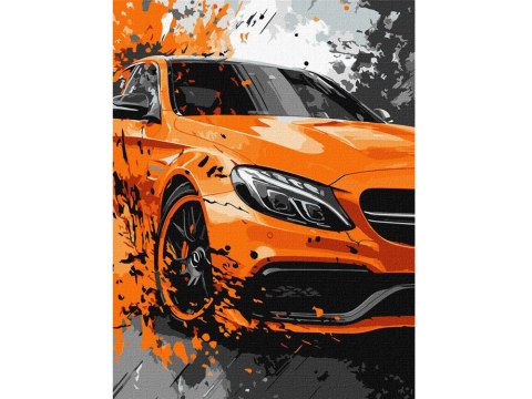 Zestaw do malowania po numerach 30X40cm KHO5154 Jaskrawa siła auto AP0090