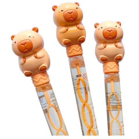 Bańki Mydlane Duża Różdżka Rozkładana Kapibara 35 cm 120 ml