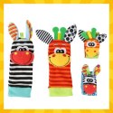 Grzechotki dla dzieci - zestaw 4szt. Kruzzel 25068
