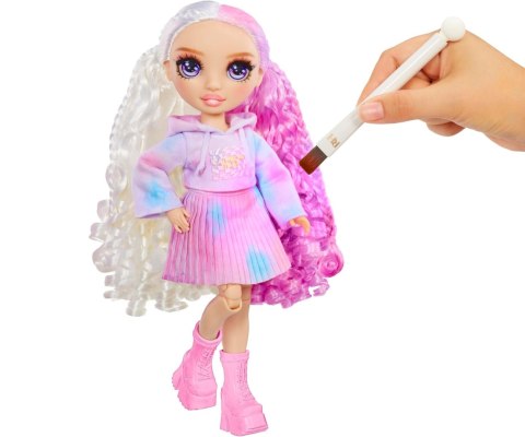 MGA 507581 Rainbow High Watercolor And Create Lalka Do Malowania Z Fioletowymi Oczami